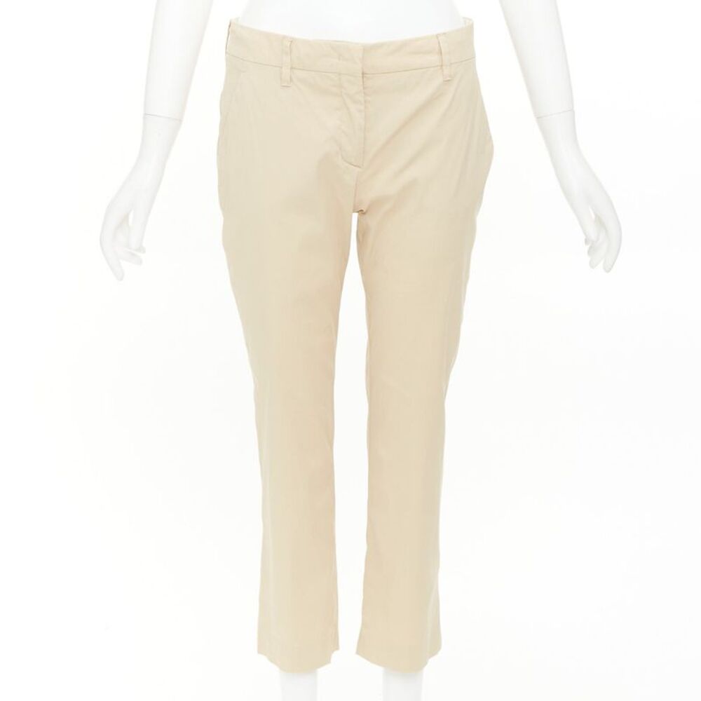 Prada 2020 Cotton Blend Cropped Pants